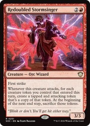 Redoubled Stormsinger 251 Commander: Secrets of Strixhaven