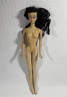 Vintage #3 Brunette Ponytail Barbie Nipples Mattel As Is Brown Eyeliner 1 Owner