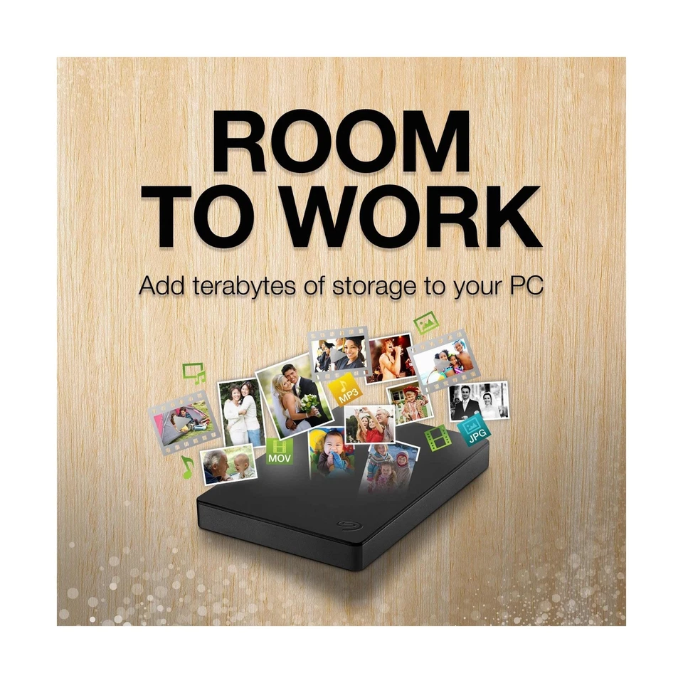 Seagate Portable 2TB External Hard Drive HDD — USB 3.0 for PC, Mac, PlaySt - Image 3 of 4