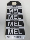 Ansett Australia Airlines - Luggage / Bag Tag - Melbourne - Numbered - 1990s