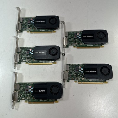 Lot of 5 NVIDIA Quadro K420 2GB DDR3 DP & DVI Ports Graphics Cards