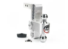 Weigh Safe CTB8-2 180 Turnover Ball 8" Drop Hitch w/2" Shank Keyed Alike w/WS05