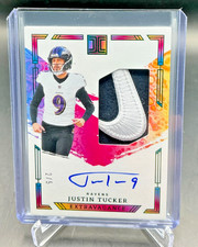 2024 Panini Impeccable JUSTIN TUCKER Nike Patch AUTO 2/5 Ravens