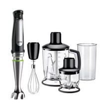 BRAUN MultiQuick 7 MQ 7045X Stabmixer Premium Schwarz/Edelstahl