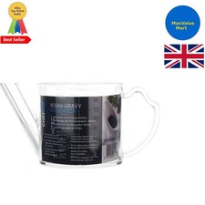 400ml BPA-Free Gravy Separator Jug - Effortlessly Lift Fat for Healthier Sauces