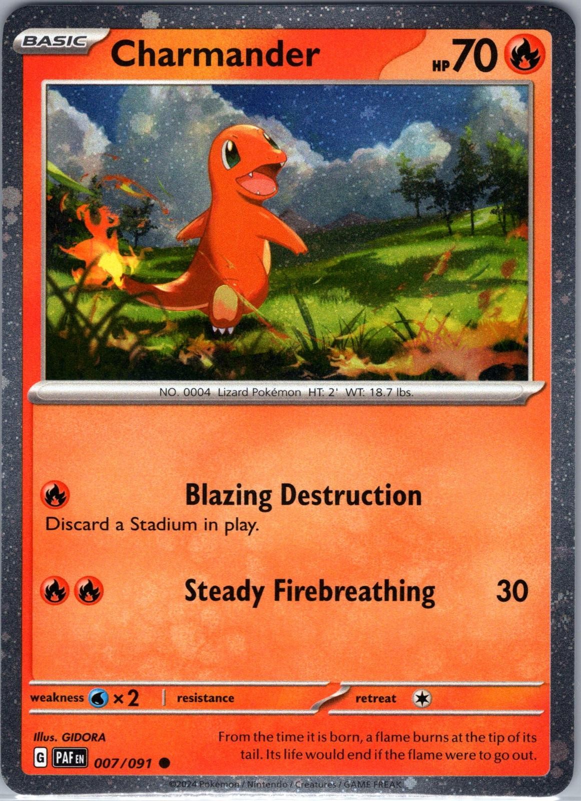 Charmander (Cosmos Holo) 007/091 Miscellaneous Cards & Products Pokemon NM