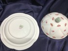 SHELLEY china DAINTY ROSEBUD covered round BUTTER DISH excellent MADE IN ENGLAND — photo 9