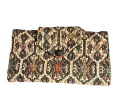 Vintage tapestry wallet