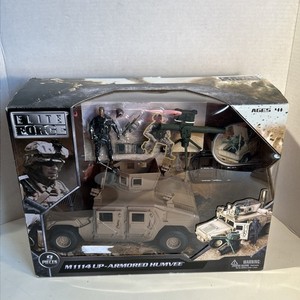 bbi HUMVEE ELITE FORCE エリートフォース 1/18 Elite Force Army Desert Ops Humvee Vehicle & Figure Bluebox 1/18