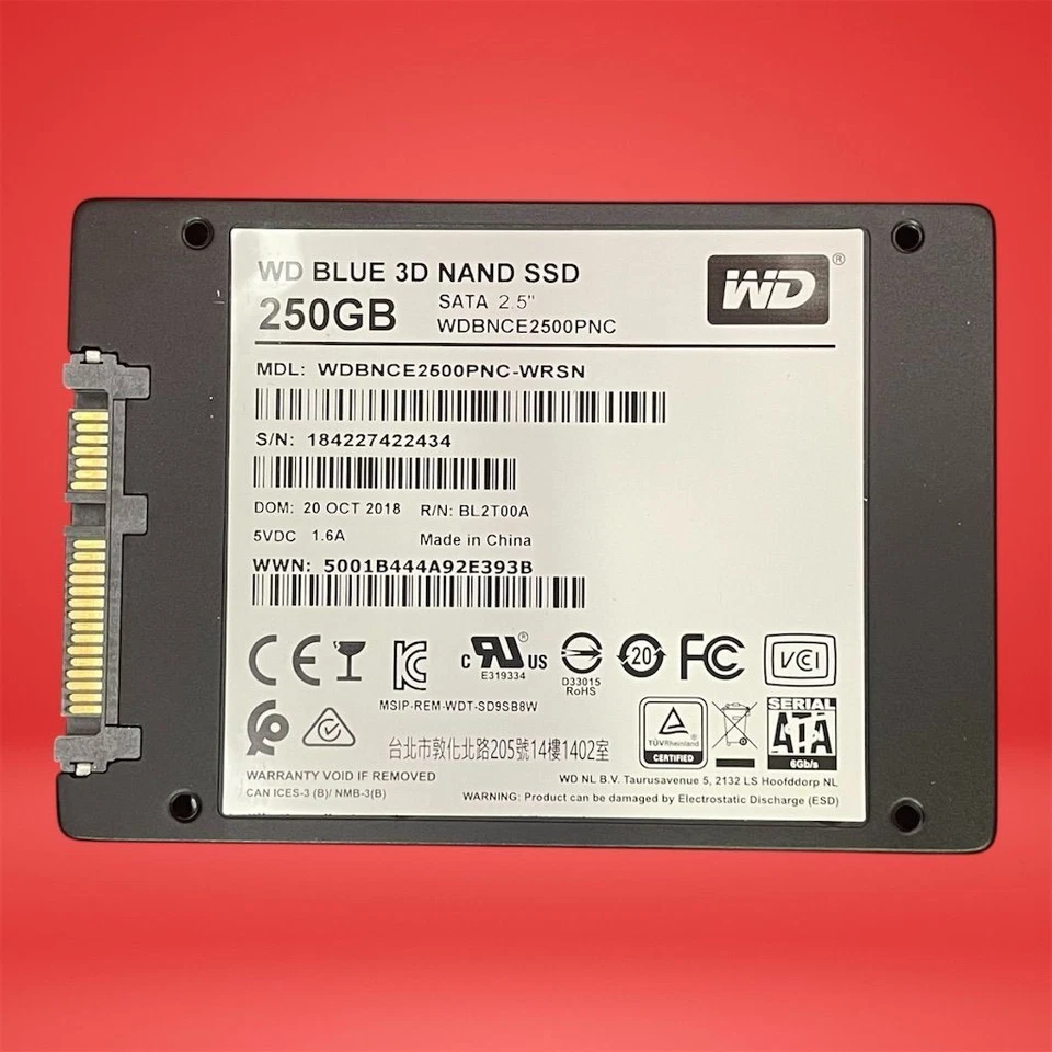 Western Digital WDBNCE2500PNC SATA 250GB 3D NAND SATA Internal SSD 2.5" 550MB/s - Image 2 of 4