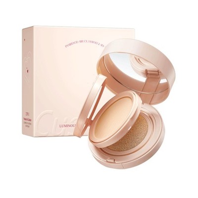LOTIZUO 2-in-1 Cushion Foundation Makeup - BB Cream & Oil-Control Powder, Full