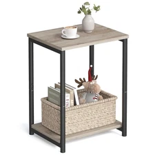 Side Table, Small End Table, Nightstand for Living Room, Bedroom, Office, Bat...