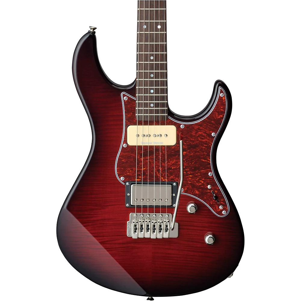 Yamaha Pacifica 611 Tremolo Electric Guitar Dark Red Burst | eBay