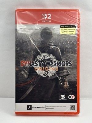 Dynasty Warriors Origins (Nintendo Switch 2) Brand New Game-Key Card With DLC