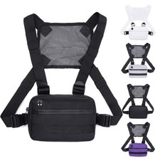 Molle Chest Bag Front Pack Chest Rig Vest EDC Streetwear Backpack Sports Bags