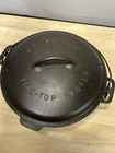Griswold Cast Iron #9 Fully Marked Tite Top Dutch Oven Complete w/Trivet