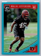 Malik Jefferson 2018 Optic Rookie Aqua /299 #123