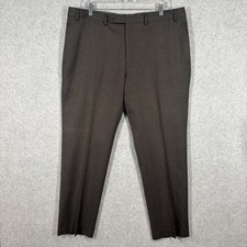 Lauren Ralph Lauren Mens Utility Wool Dress Pants Size 38 x 30 Brown