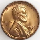 1937-S Uncirculated Lincoln Wheat Bright Red Cent 1C Free Post