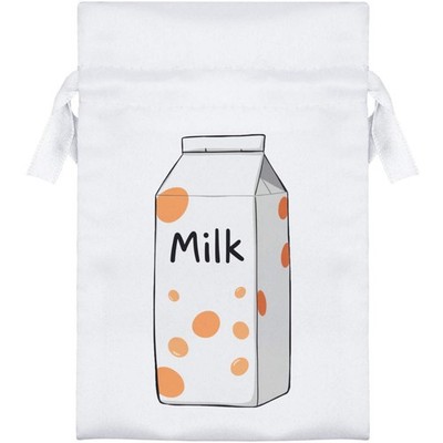 Satin Kordelzugbeutel/Beutel ''Carton of Milk'' (SB063101)