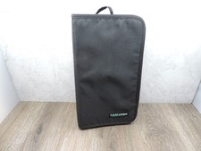 Vintage Case Logic Zippered 56 CD Storage Case Nylon Fabric Black Zipper Closure