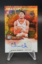 🔥2024-25 NBA Hoops #HSR-ULR Ulrich Chomche 🔥Hot Signatures🔥 Rookie🔥