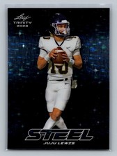 2023 Leaf Trinity Juju Lewis Steel Stars and Dots Silver #S-53