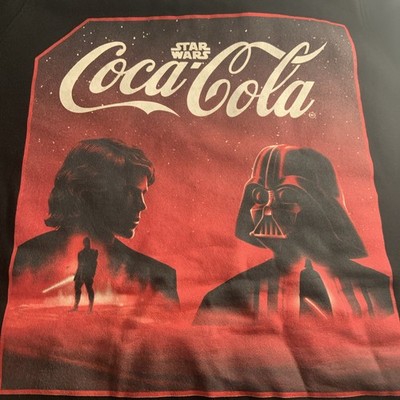 Star Wars Coca Cola seltene Pressemappe Pullover Größe M
