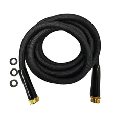 Garden Hose 25FT, Non-Expanding, Lightweight Hose, Leak-Proof Metal Interface...