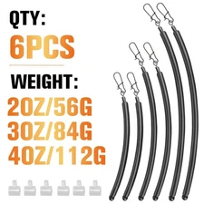 6PCS Dovesun Catfish Dragging Weights Drift Sinkers 2OZ 3OZ 4OZ Catfishing