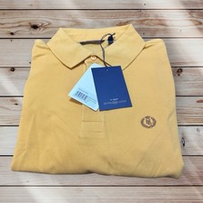 Henri Lloyd Falmouth Classic Mesh Polo Shirt Top Size XL Consort Yellow �65