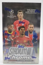 TOPPS STADIUM CLUB CHROME UEFA SOCCER 2020-21 SEALED HOBBY BOX Q6012