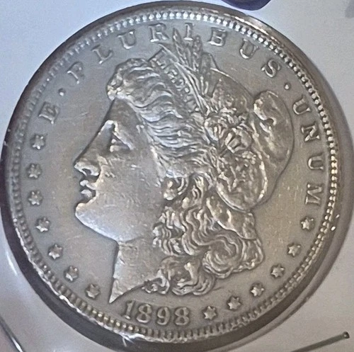 1898-P Morgan Silver Dollar NO RESERVE High Bid Wins Private~Collection  #1937