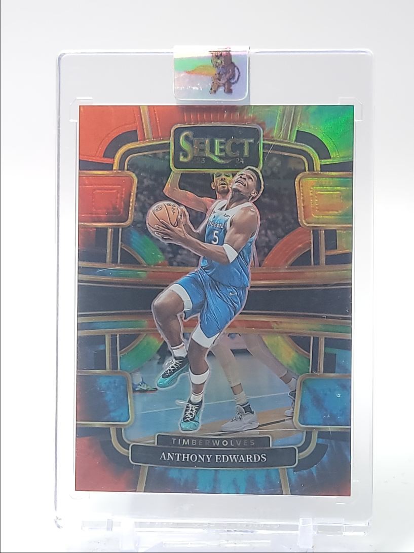 ANTHONY EDWARDS 2023-24 SELECT CONCOURSE TIE-DYE PRIZM #37 /25 Q4632