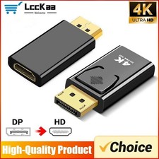 4K Display Port to HDMI Male Female Adapter Converter DisplayPort DP to HDMI