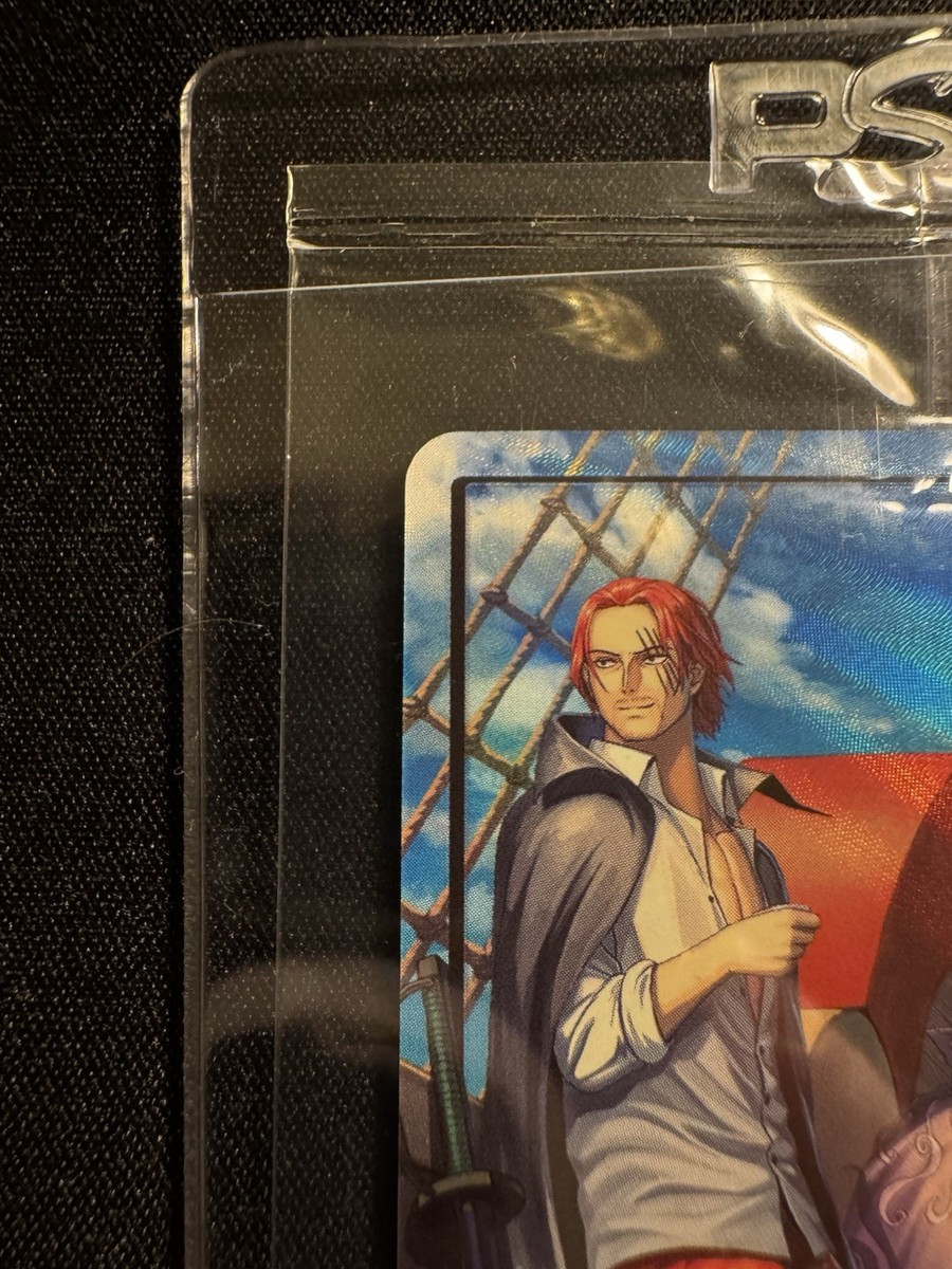 One Piece SHANKS Promo Card OP09-001 and PSA July 2025