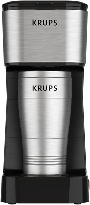 : 2 Cup Coffee Maker, Simply Brew Stainless Steel Single Serve Drip Coffee Machi