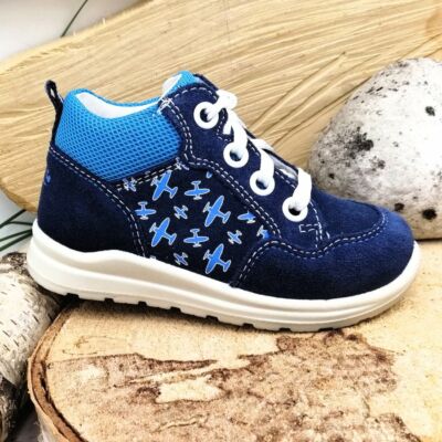 SUPERFIT MEL Gr. 21 Weite M, Baby Jungen Lauflernschuhe Sneaker Boots Leder NEU