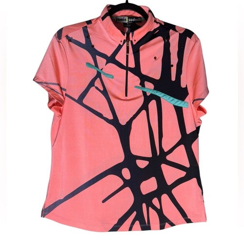 Jamie Sadock Golf Polo Short Sleeve top Women’s size Medium Performance Summer