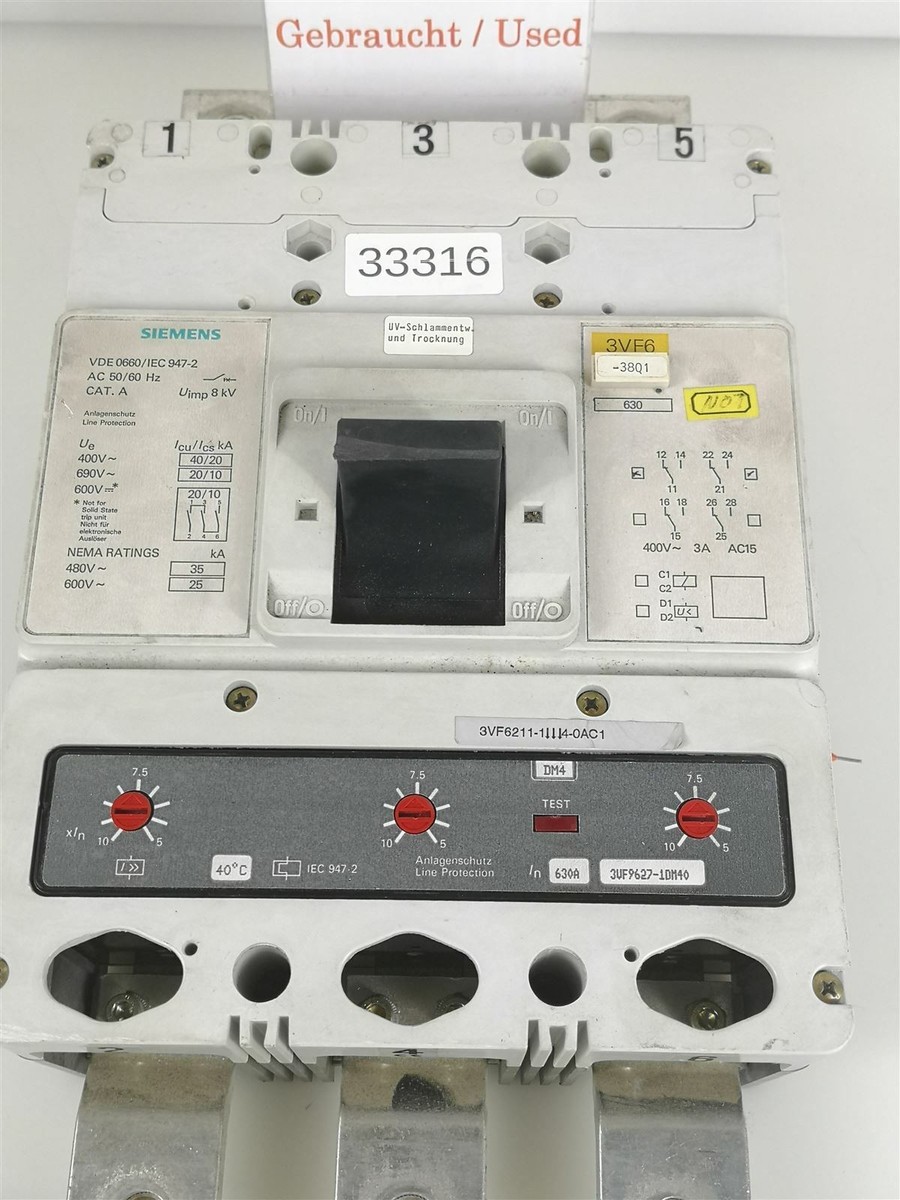 Siemens 3VF6211-1DM44-0AC1 Leistungsschutzschalter | eBay