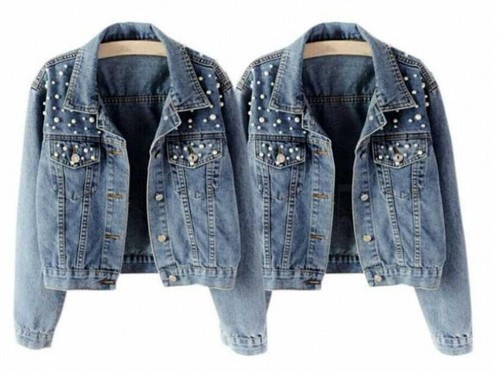 New Boyfriend Style Loose Women Denim Jacket Holes Ripped Oversize Jeans Coat Outwear Plus Size Jeans Jacket Jaqueta Feminina