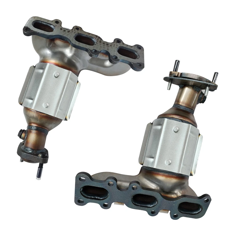 Catalytic Converter For 2013 2014-2019 Ford Explorer Front Left & Right Set of 2 Foto 2 de 4