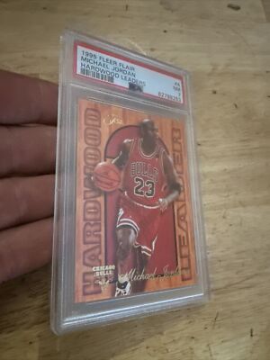 Michael Jordan PSA 7 Fleer Flair Vintage Basketball Card Chicago 
