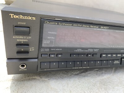Technics SA-R377 AM/FM Radio Quartz Synthesizer Stereo Technics SA-R377 AM/FM Radio Quartz Synthesizer Stereo