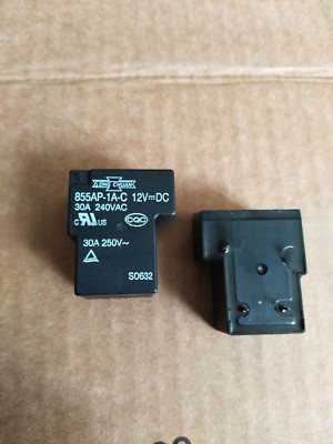 5PCS 855AP-1A-C-12VDC Power Relay 30A 240VAC 4 Pins NEW
