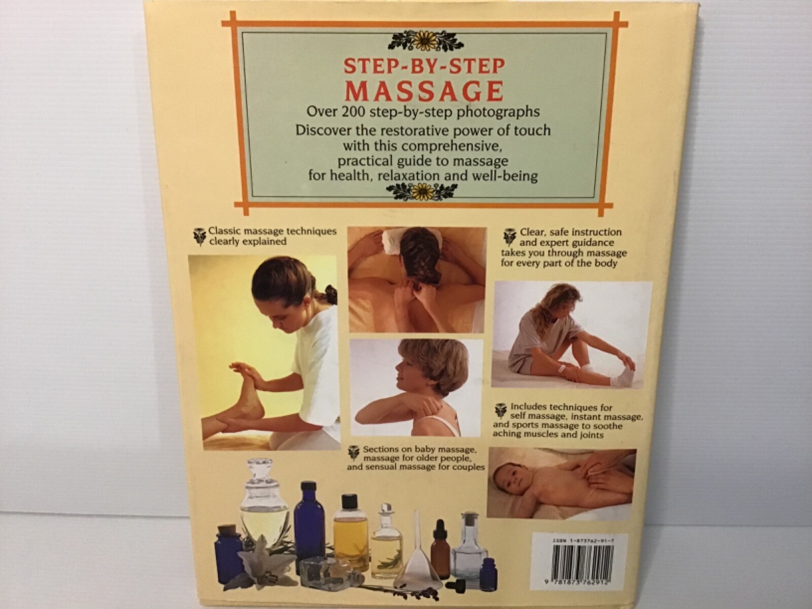 Step-by-Step Massage By Carole McGilvery Hardcover Book A Guide to ...