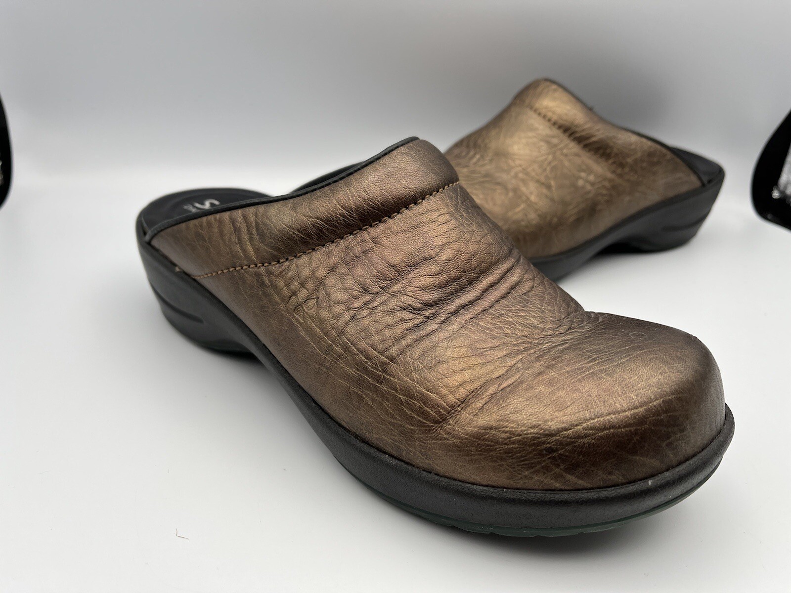 Sanita Brown Leather Clogs Women's EU 