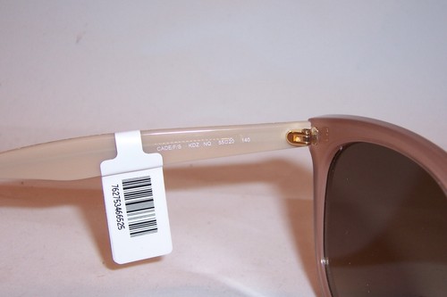 NEW JIMMY CHOO SUNGLASSES CADE/F/S KDZ-NQ NUDE GLITTER/BROWN MIRROR AUTHENTIC - Picture 7 of 9