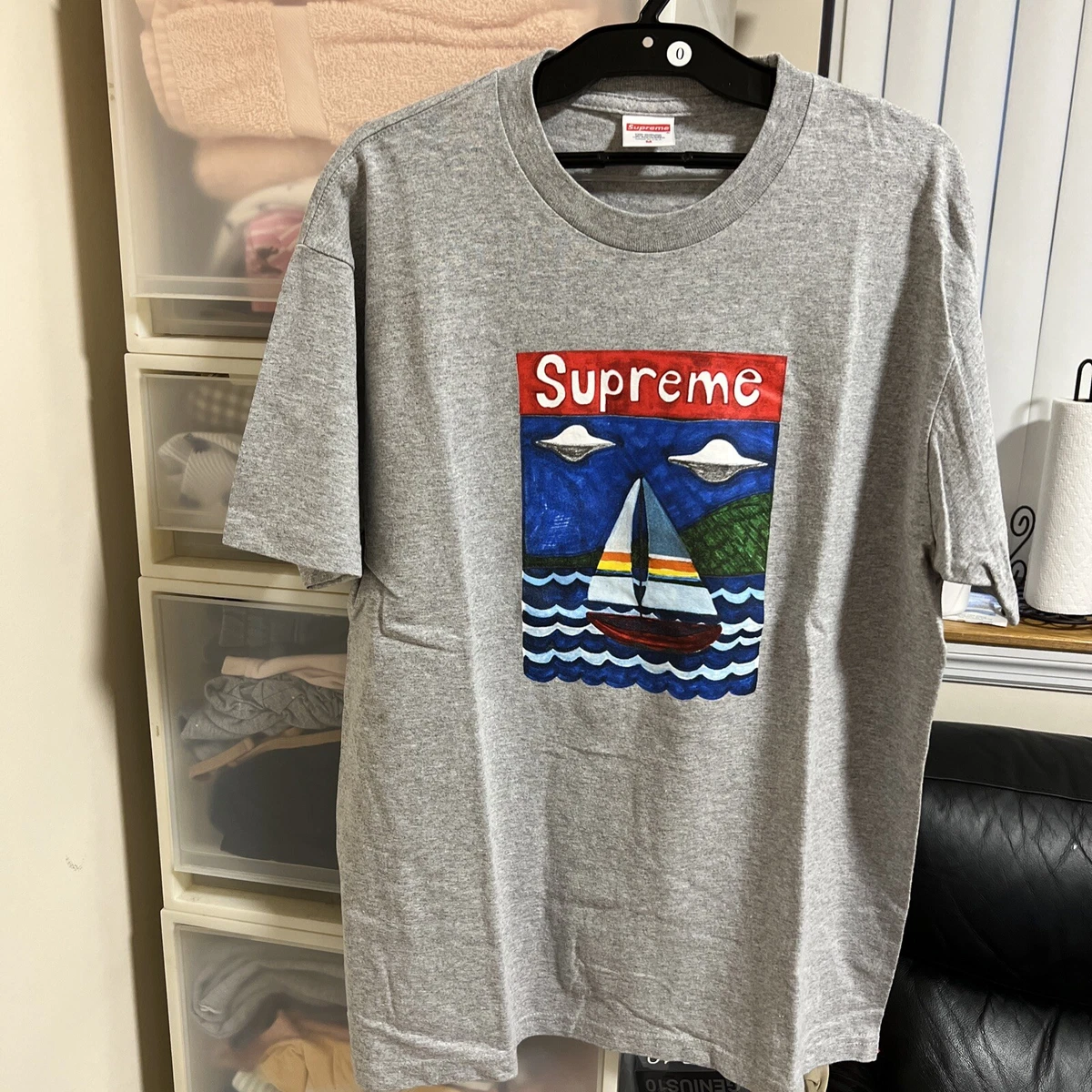 supreme motion logo tee kith nike L 新品