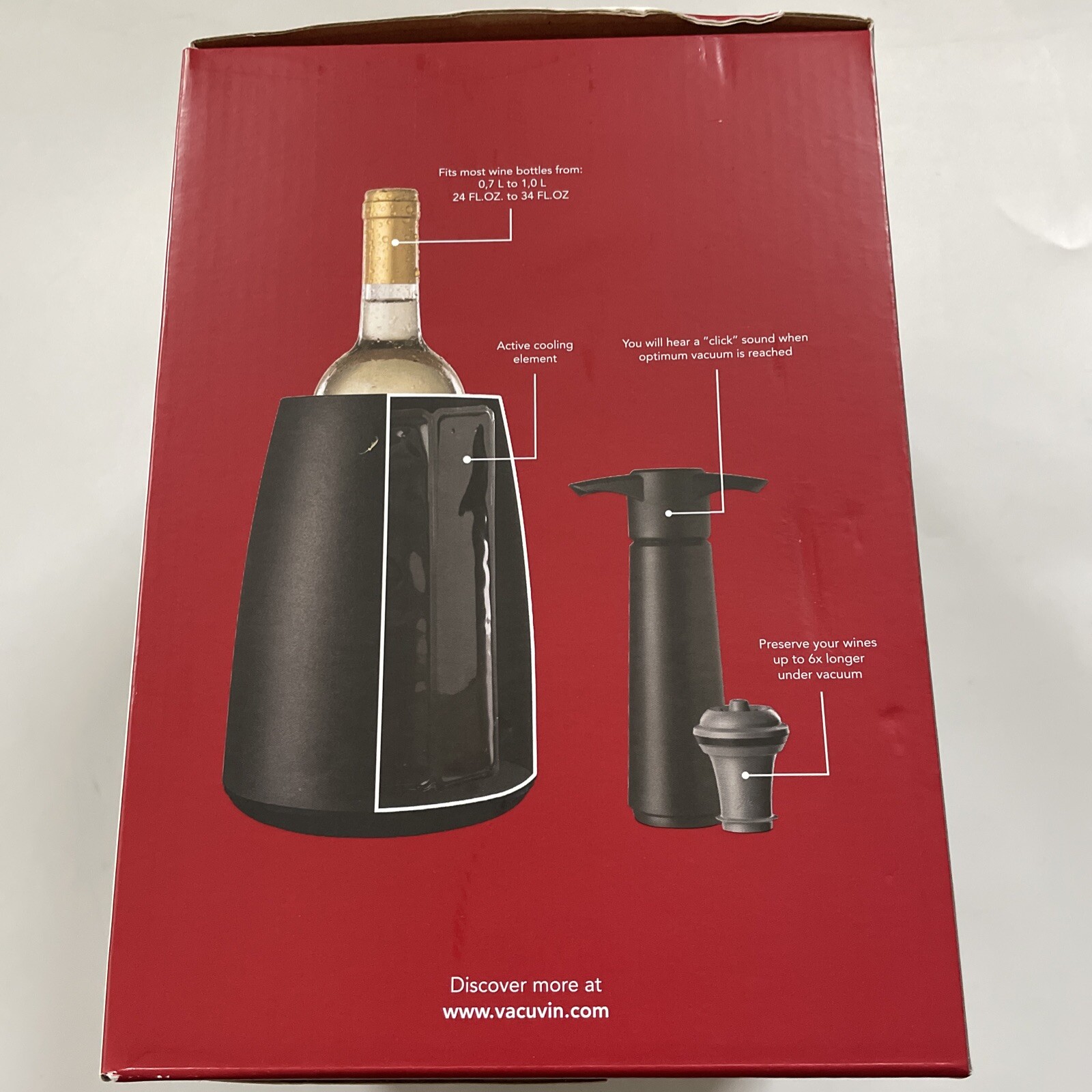 VacuVin Elegant Wine Set Barware Wine Opener Tools